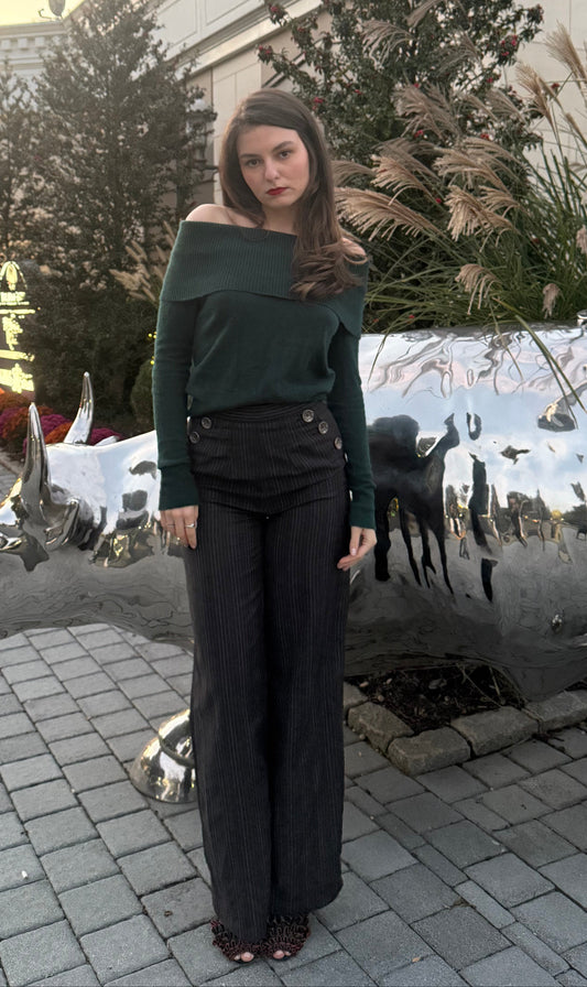 Sally The Sailor Pant in Wool